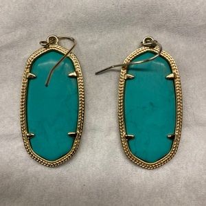 Turquoise Kendra Scott earrings